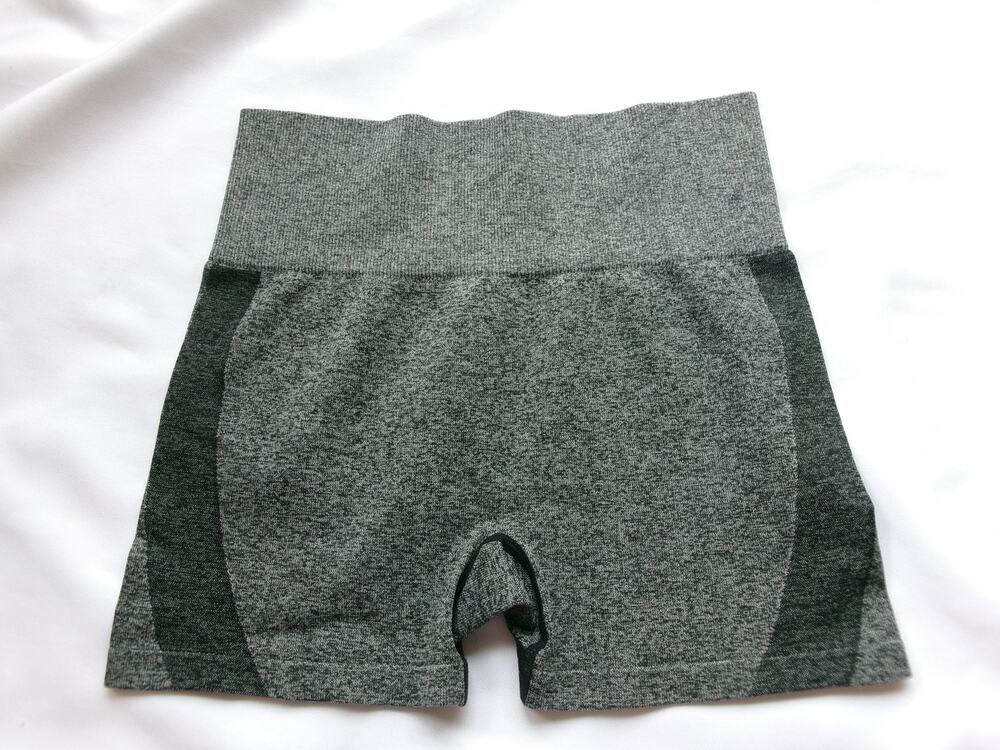 PINK Victoria's Secret Seamless Scrunch Shorts Gray High Rise Women's XS